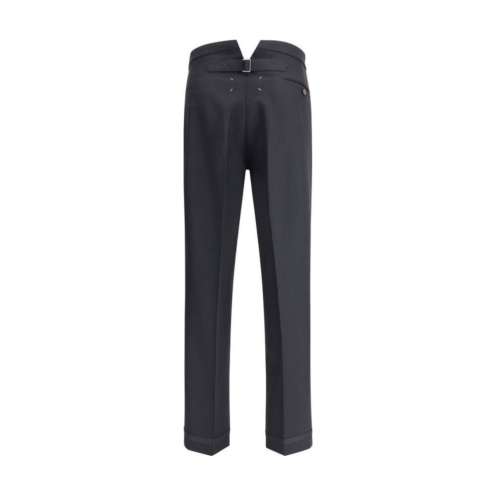 Margiela Black Wool Dress Pants | Regal Royce