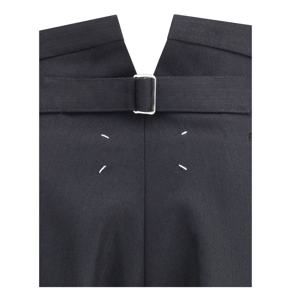 Margiela Black Wool Dress Pants | Regal Royce