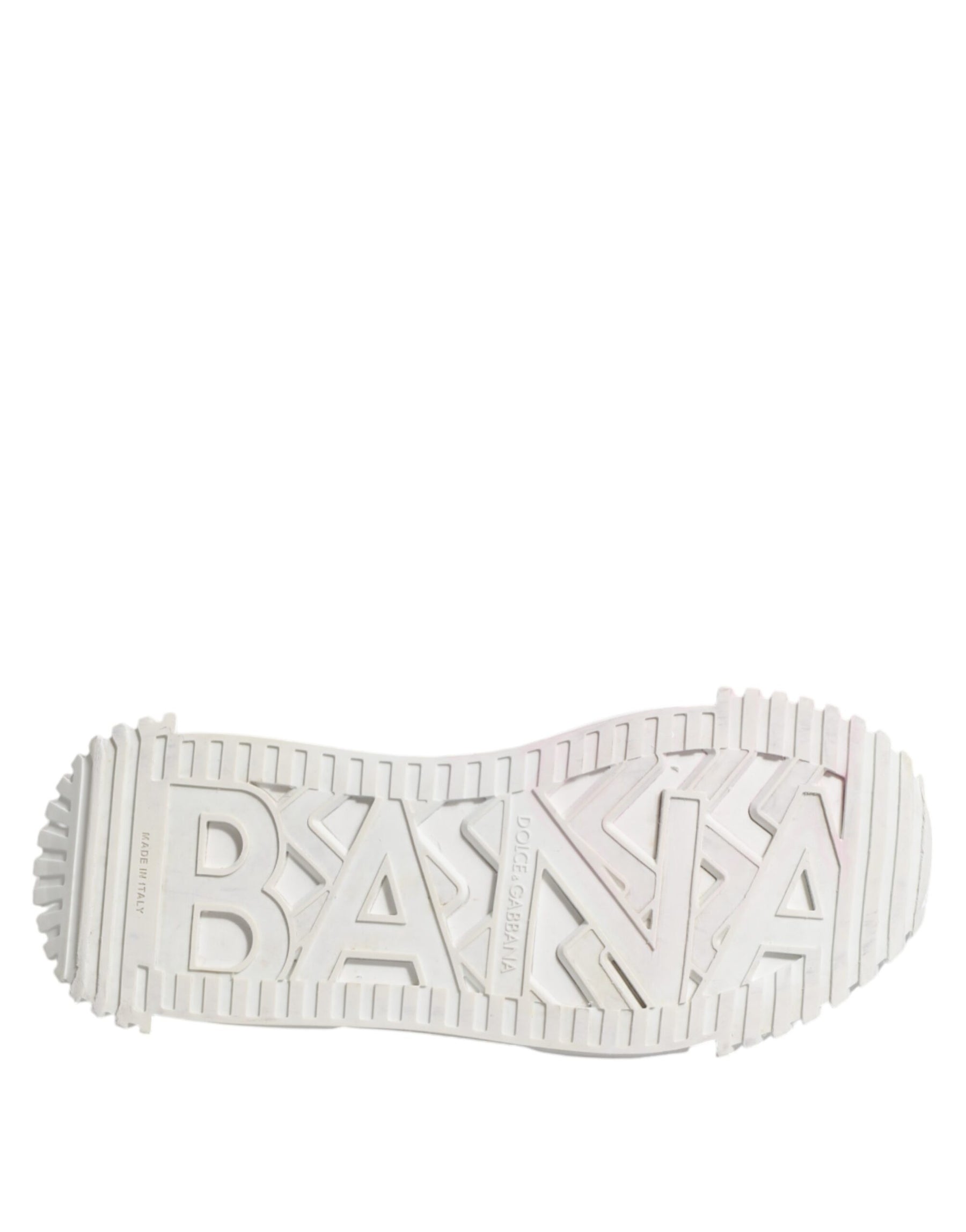 Dolce & Gabbana White NS1 Lace Up Low Top Sneakers Shoes | Regal Royce