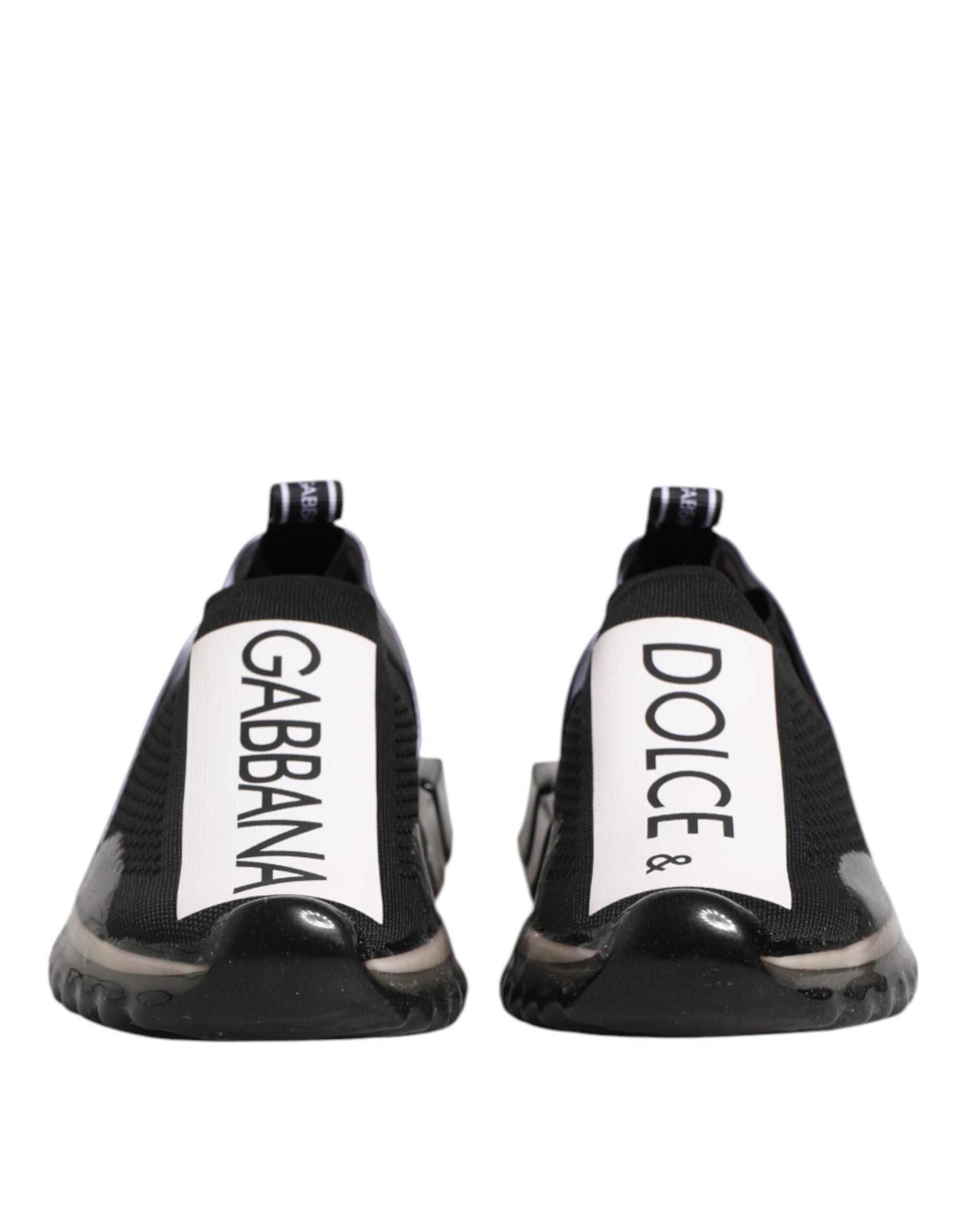 Dolce & Gabbana Black Sorrento Slip On Low Top Sneakers Shoes | Regal Royce