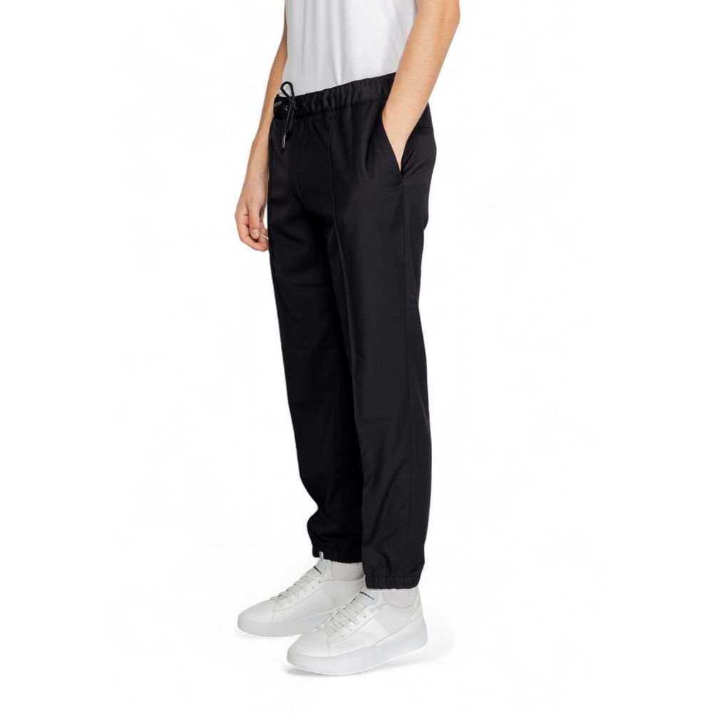 Armani Exchange Black Polyester Athletic Pants | Regal Royce