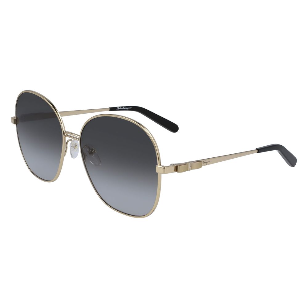 Salvatore Ferragamo Gold Metal Sunglasses | Regal Royce