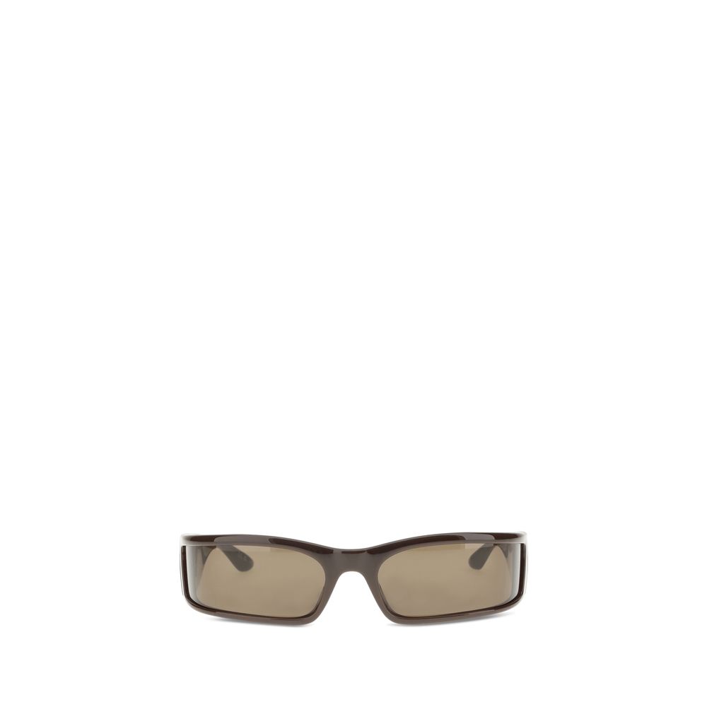 Balenciaga Brown Acetate Sunglasses