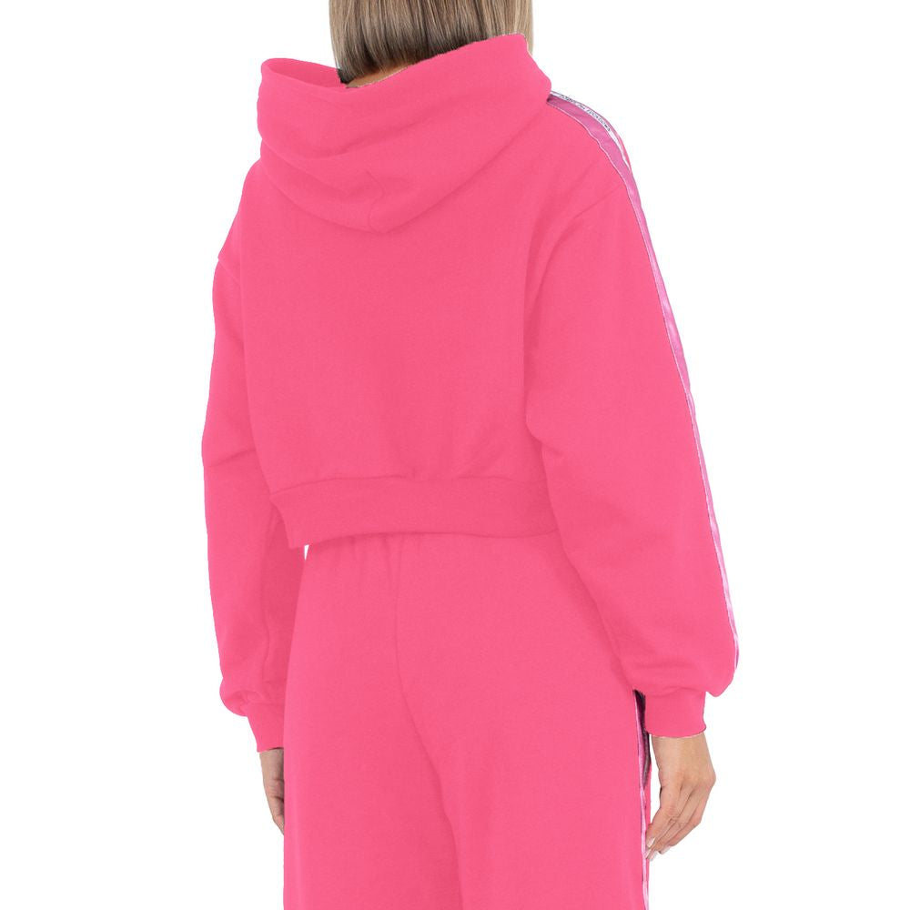 Comme Des Fuckdown Fuchsia Cotton Women Sweater