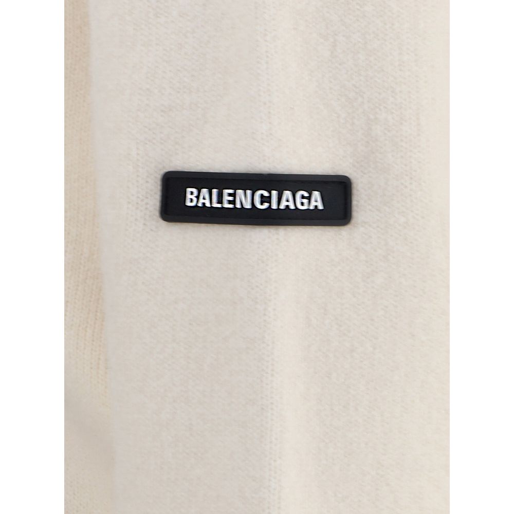 Balenciaga White Wool Sweatshirt | Regal Royce