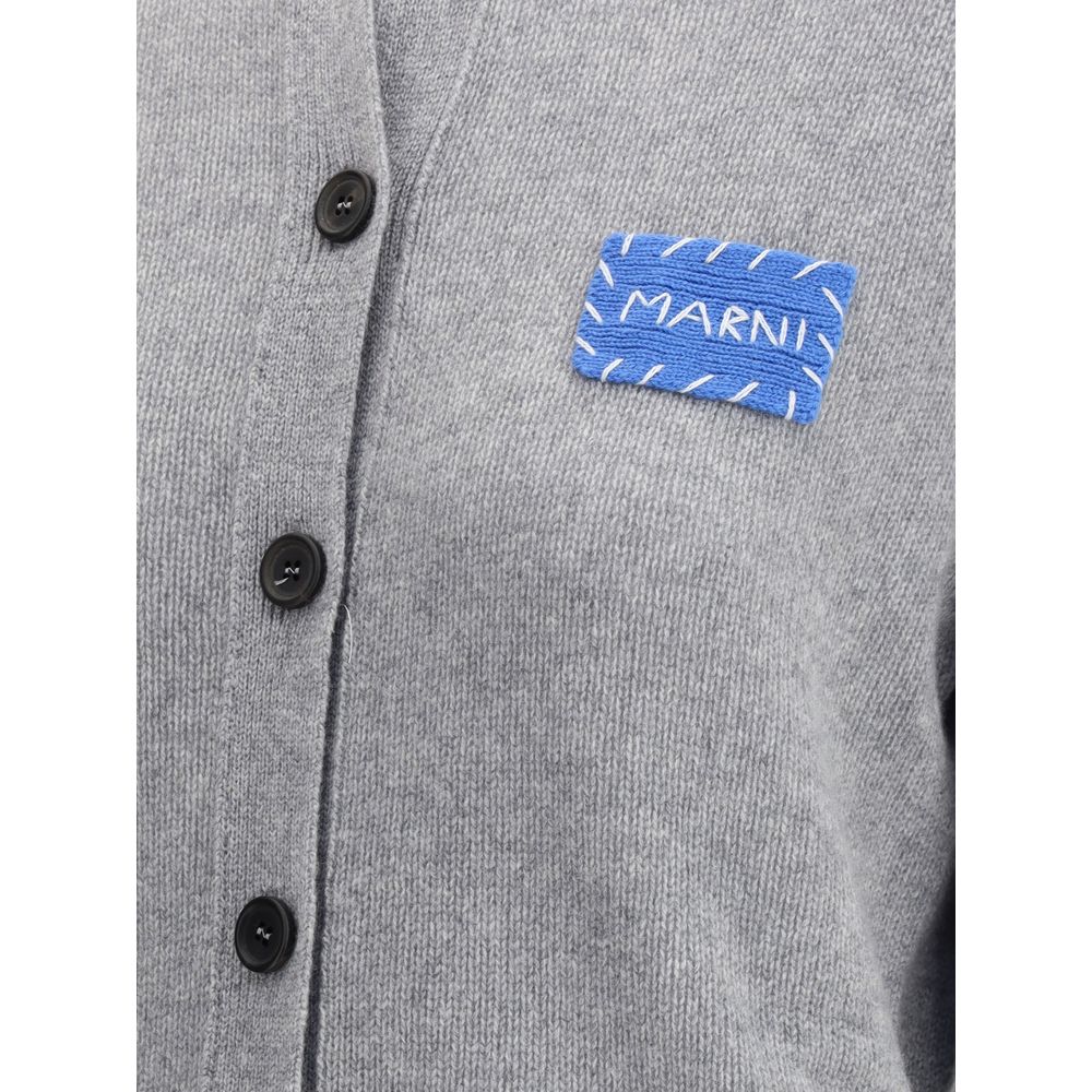 Marni Gray Cashmere Cardigan | Regal Royce