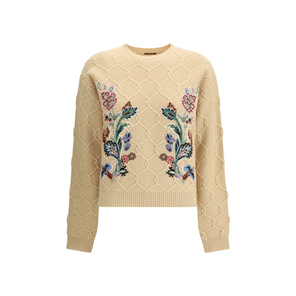 Etro Beige Wool Sweatshirt | Regal Royce