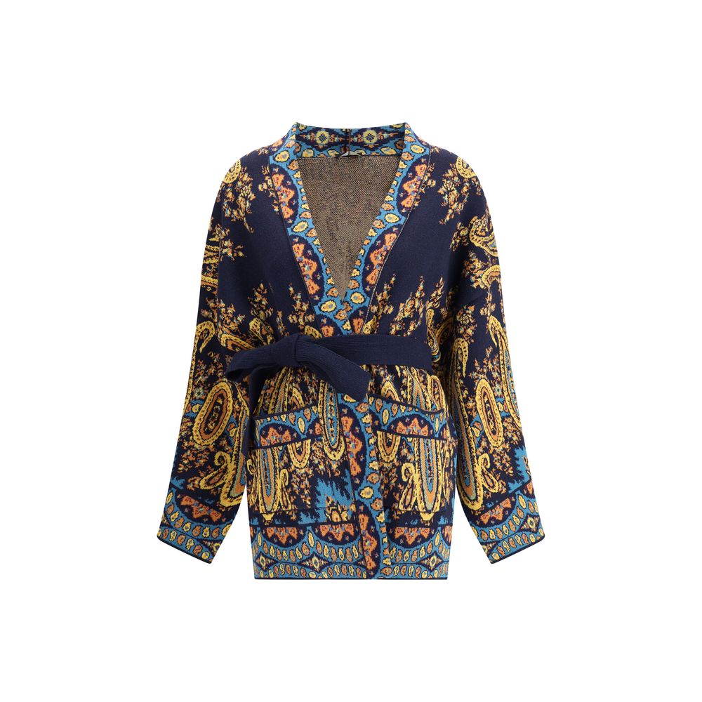 Etro Multicolor Cotton Cardigan | Regal Royce
