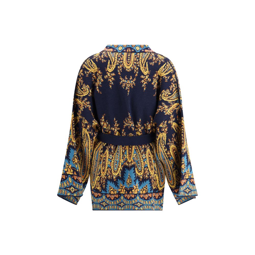Etro Multicolor Cotton Cardigan | Regal Royce