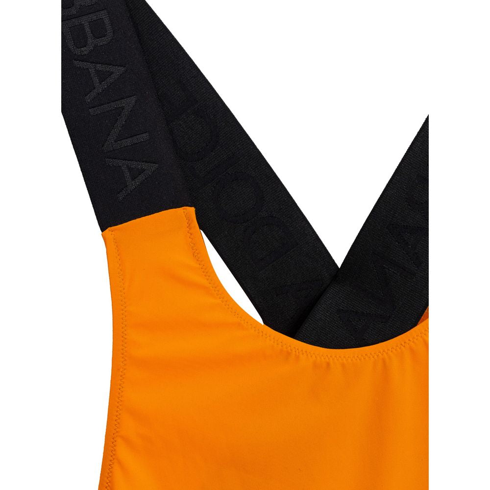 Dolce & Gabbana Orange Polyester One-Piece Swimsuit | Regal Royce