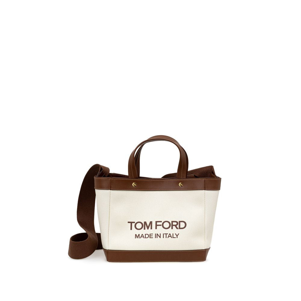 Tom Ford Beige Cotton Tote Bag | Regal Royce
