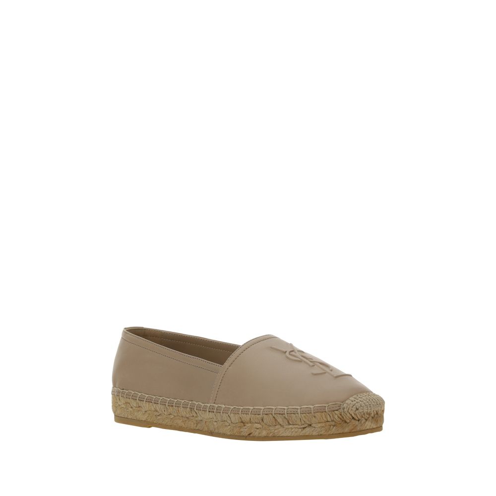 Saint Laurent Brown Lamb Ovis Aries Aries Espadrilles | Regal Royce
