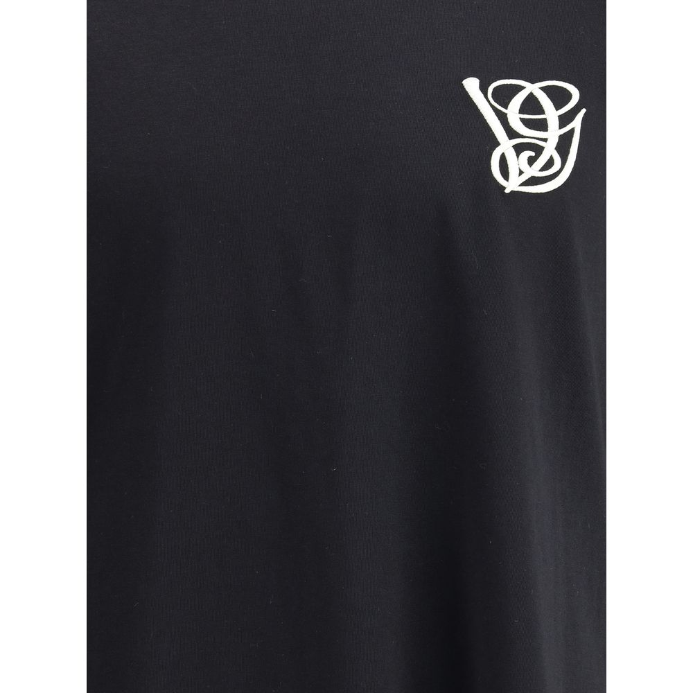 Valentino Black Cotton T-Shirt | Regal Royce