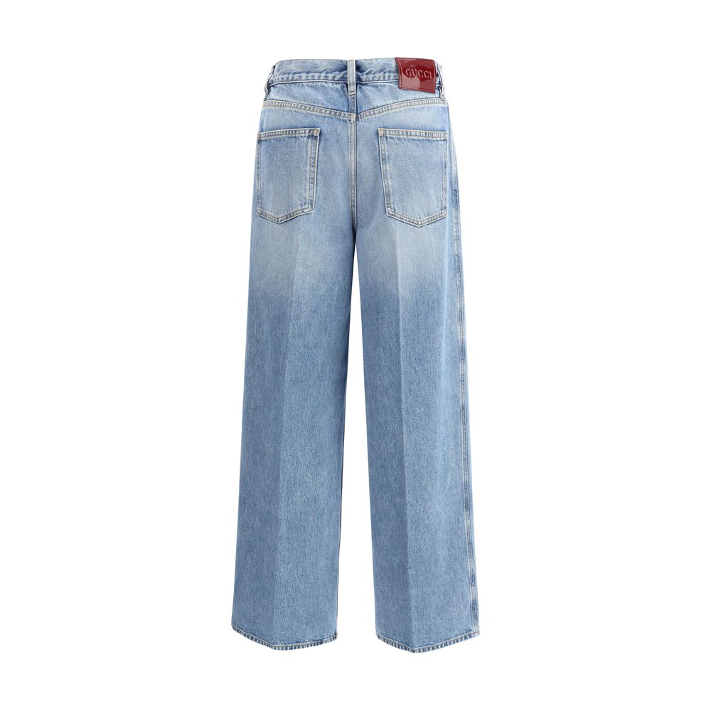 Gucci Light Blue Cotton Jeans Denim | Regal Royce
