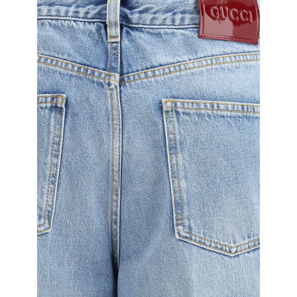 Gucci Light Blue Cotton Jeans Denim | Regal Royce