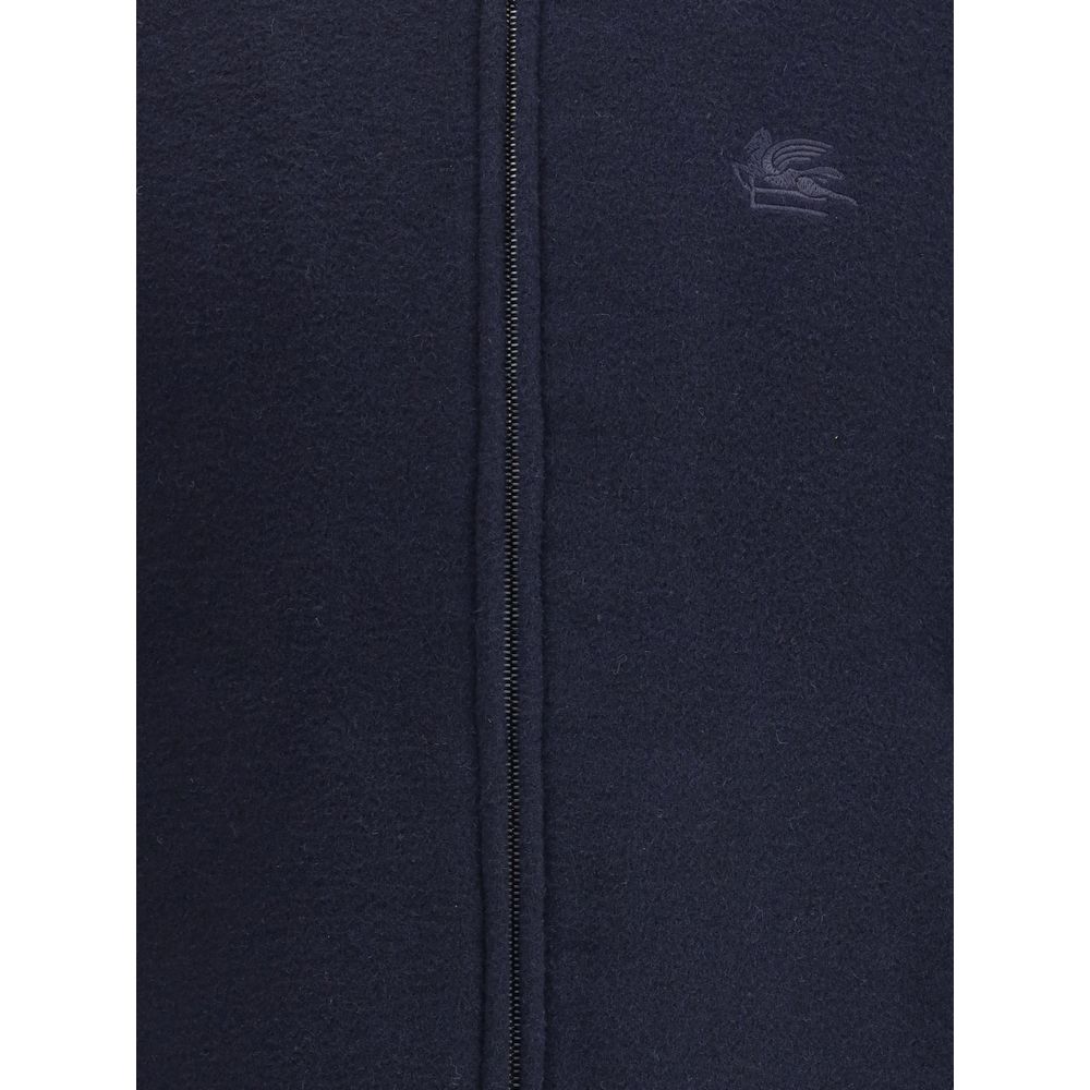 Etro Blue Wool Bomber | Regal Royce