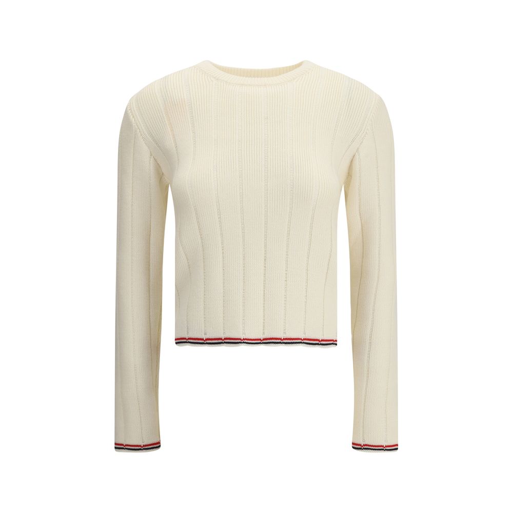 Thom Browne Beige Fleece Wool Sweatshirt | Regal Royce