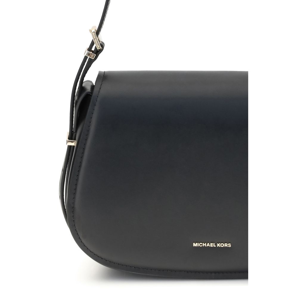Michael Kors Black Calf Leather Bos Taurus Shoulder Bag | Regal Royce