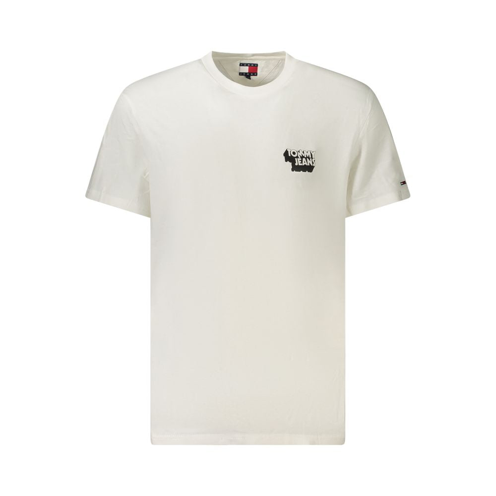 Tommy Hilfiger Bianco Cotton Men T-Shirt | Regal Royce