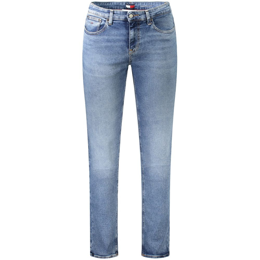 Tommy Hilfiger Blu Cotton Men Jeans | Regal Royce
