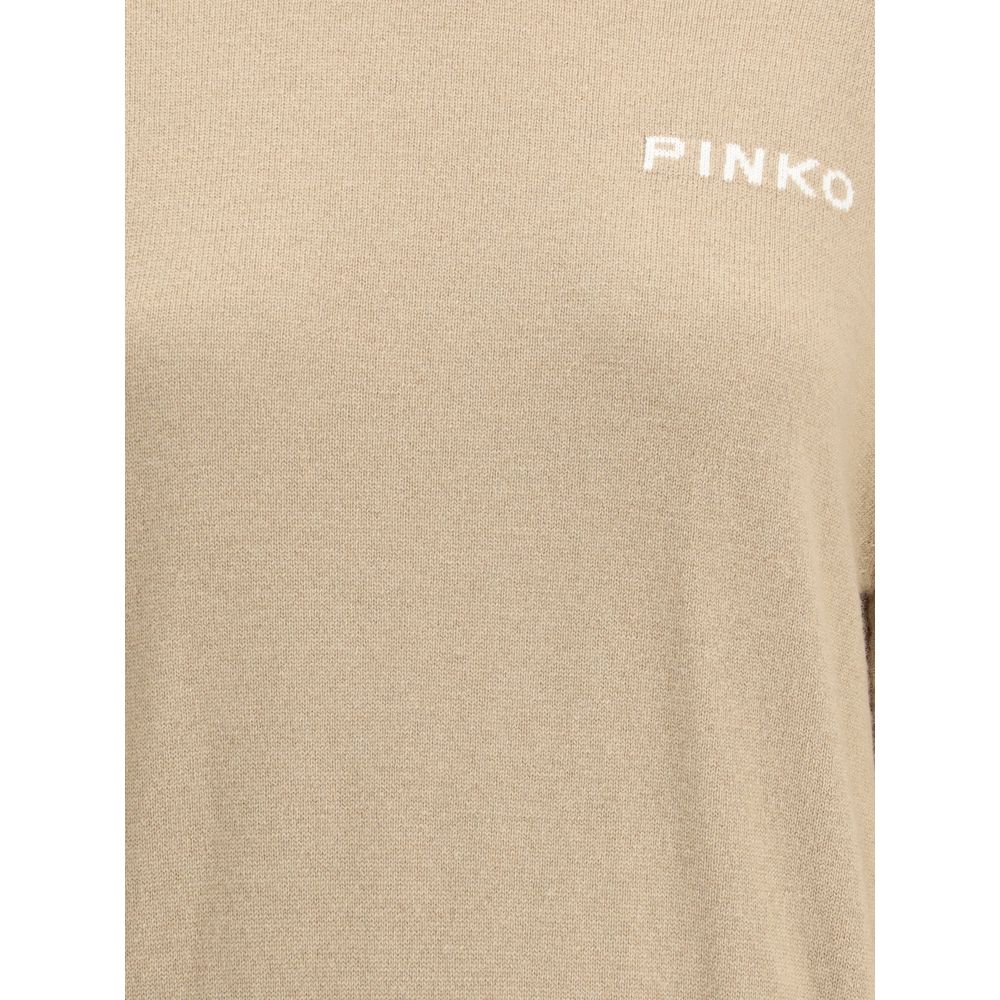 PINKO Beige Wool Sweatshirt | Regal Royce