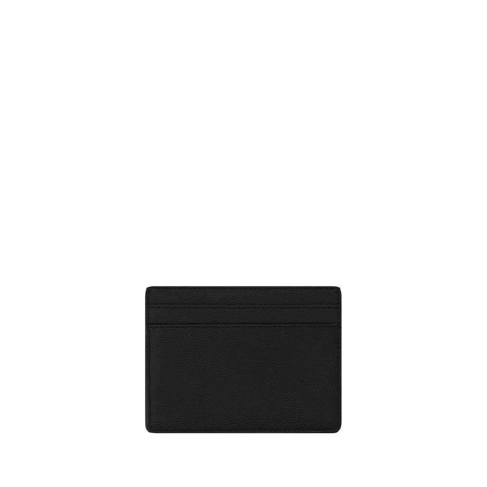 Saint Laurent Black Calf Leather Bos Taurus Wallet | Regal Royce