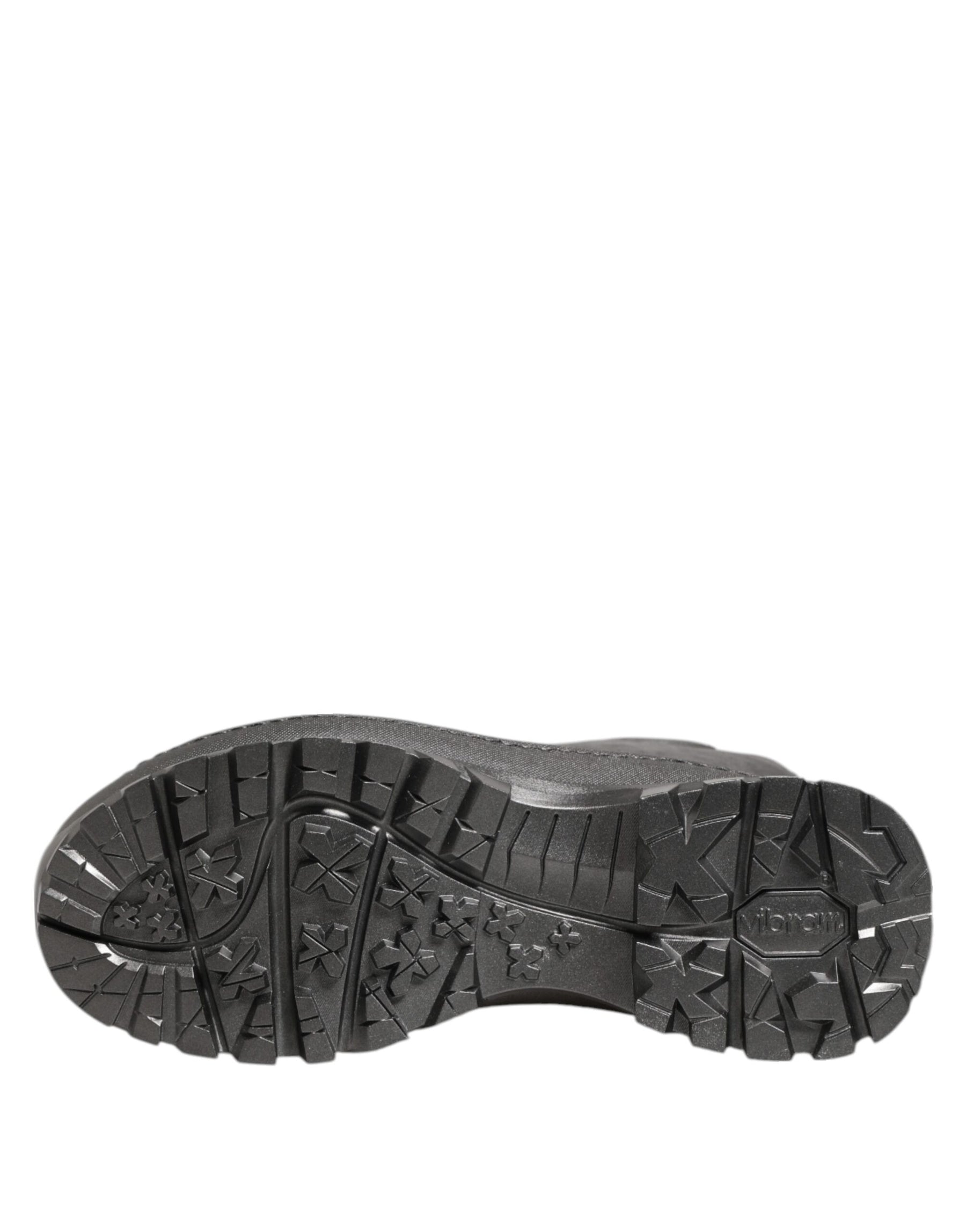 Dolce & Gabbana Black Argento Pull On Rain Boots Shoes | Regal Royce