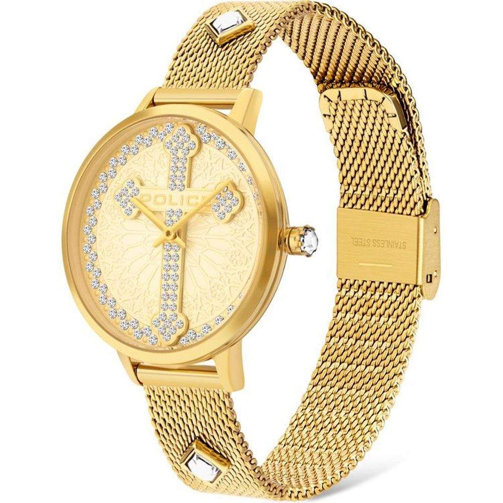 Police Gold Stainless Steel Dress Watch | Regal Royce