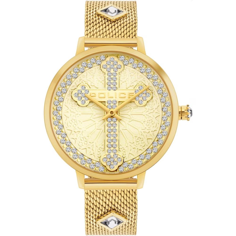 Police Gold Stainless Steel Dress Watch | Regal Royce
