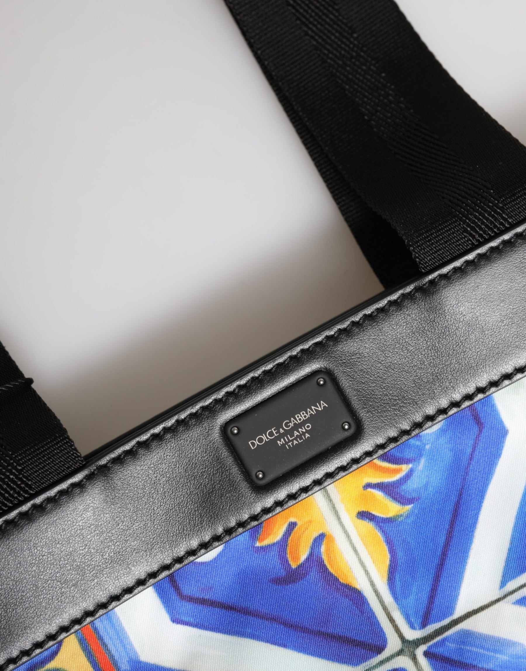 Dolce & Gabbana Multicolor Maiolica Print Tote Shoulder Strap Bag | Regal Royce