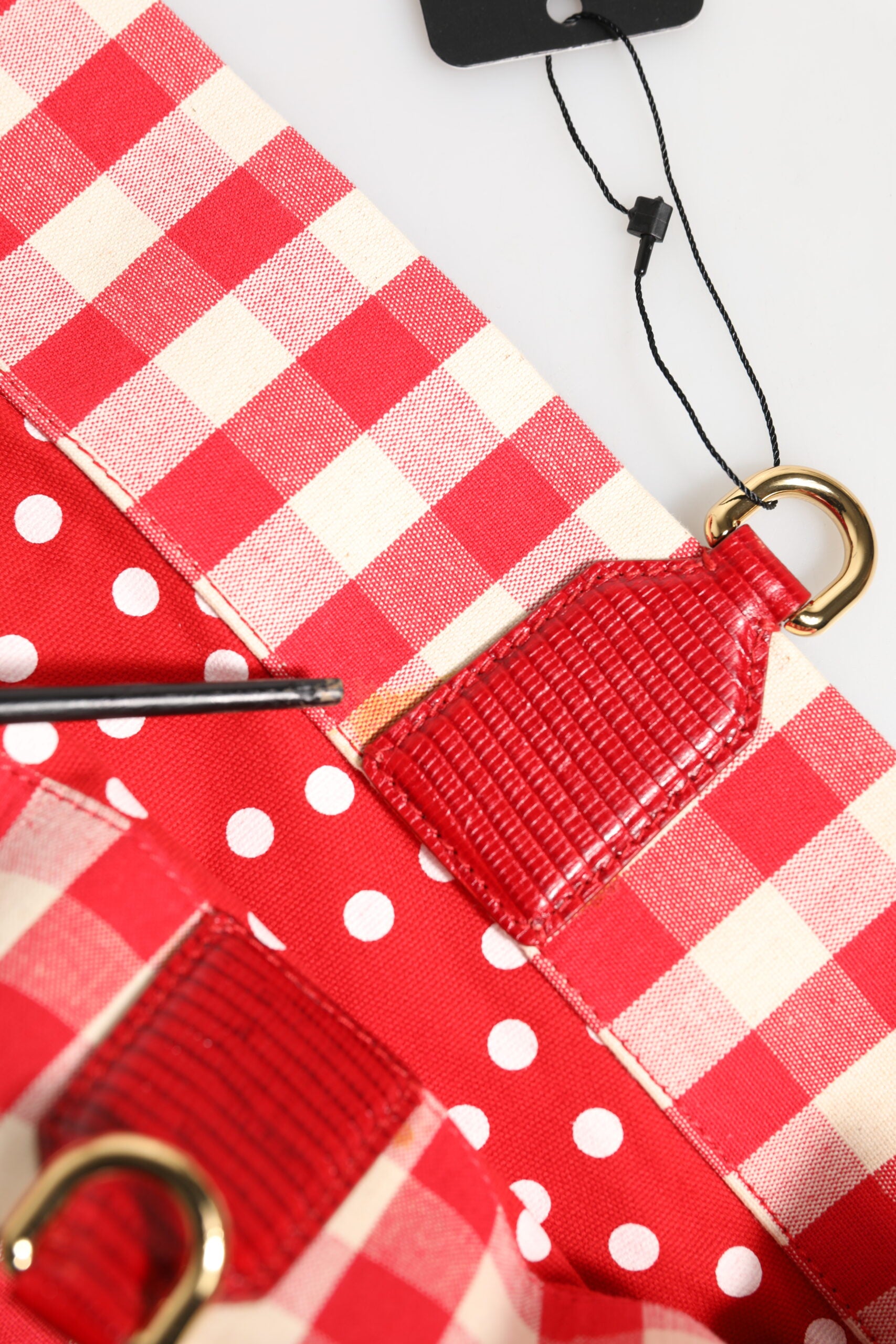 Dolce & Gabbana Red I Love Pizza Rhinestone Embellished Tote Bag | Regal Royce