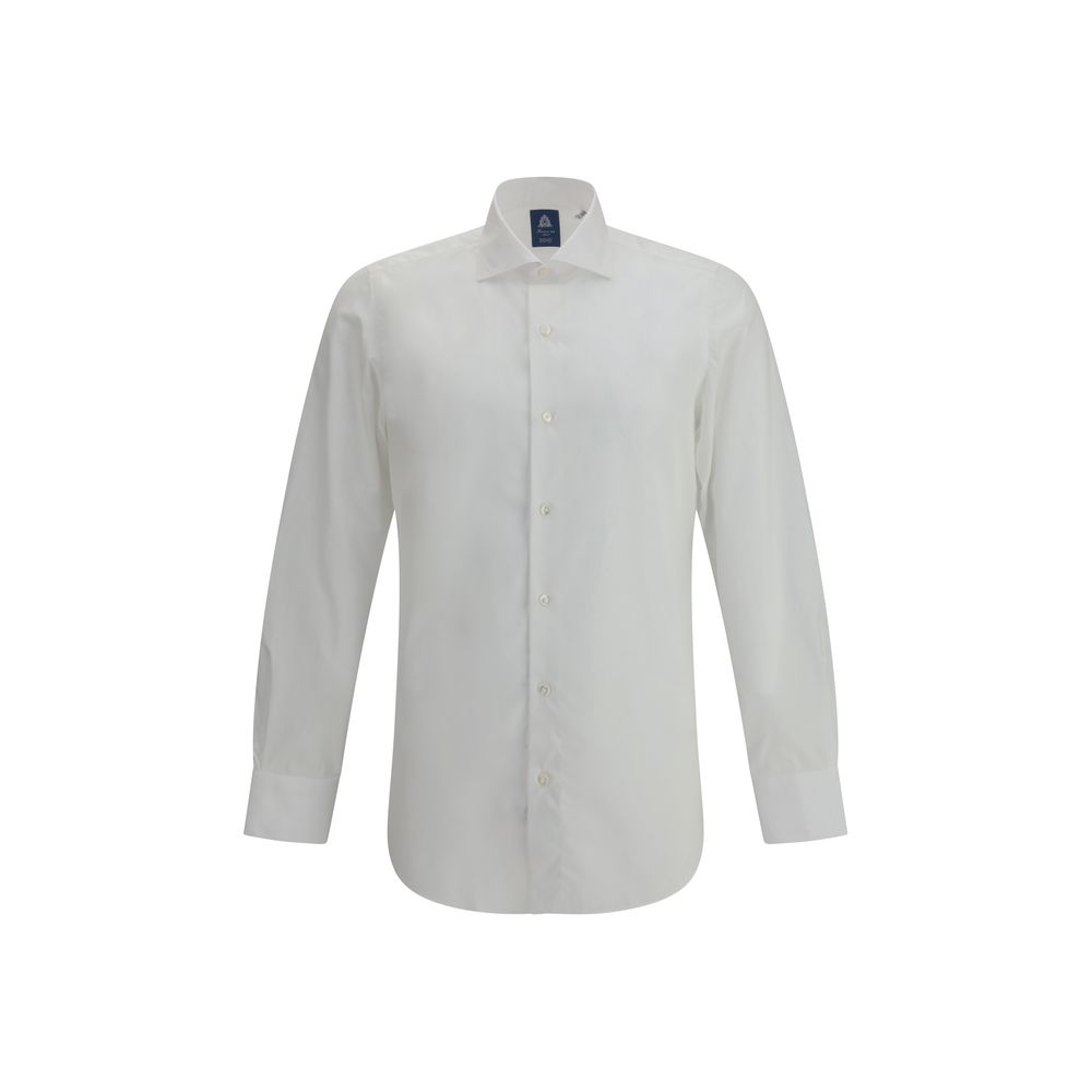 Finamore White Cotton Dress Shirt | Regal Royce