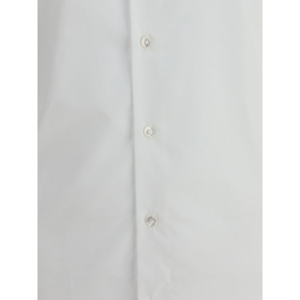 Finamore White Cotton Dress Shirt | Regal Royce