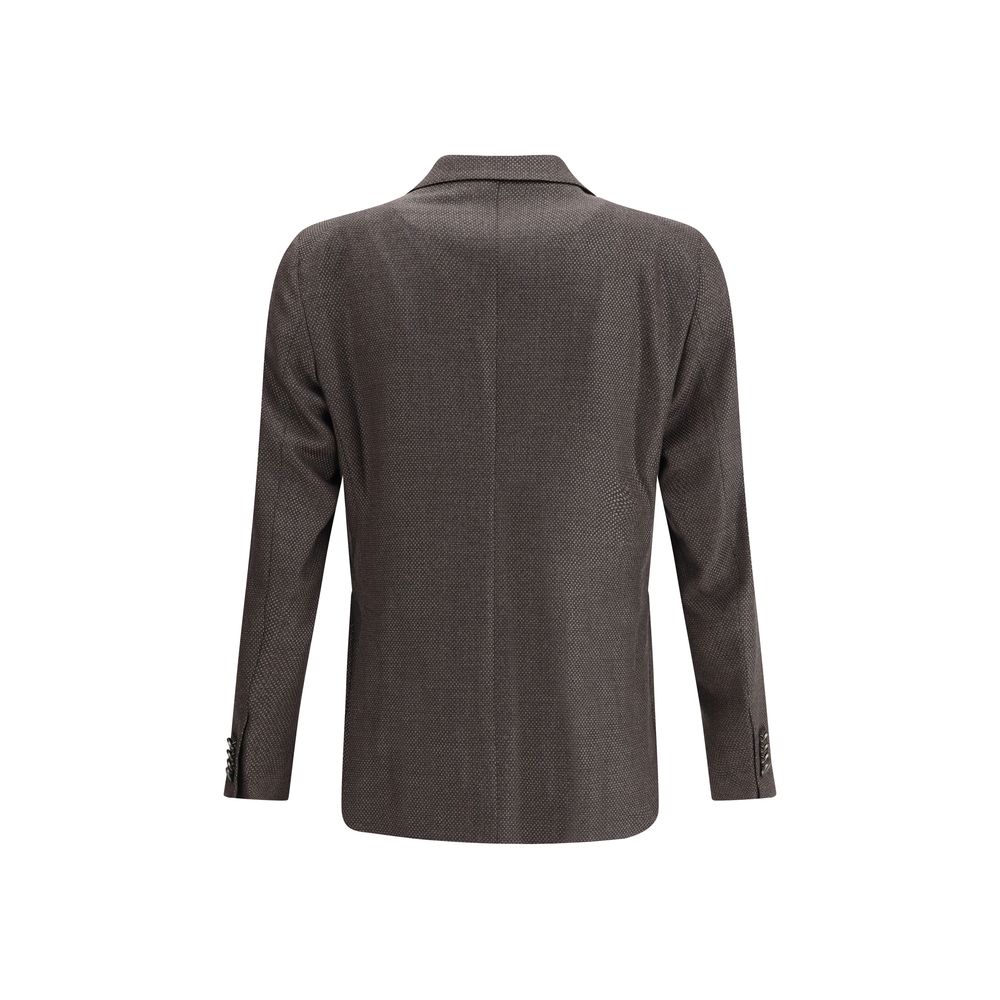 Tagliatore Brown Fleece Wool Clothing | Regal Royce