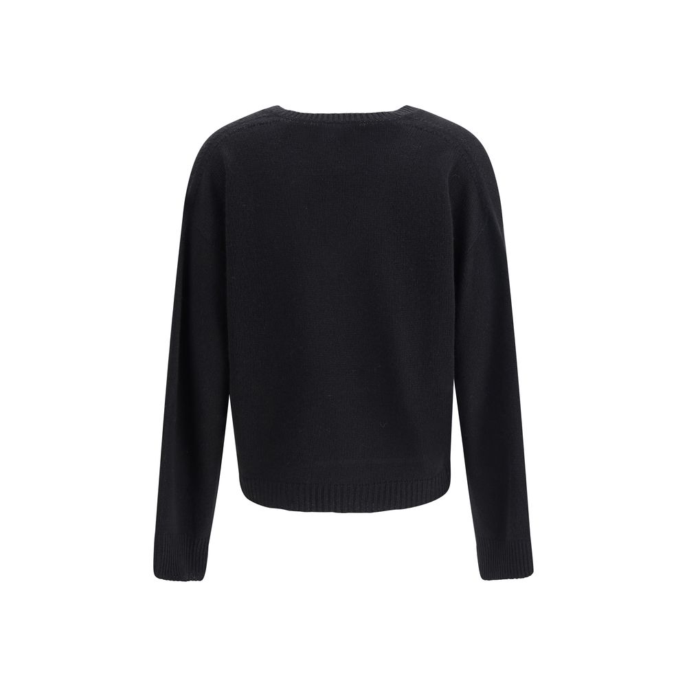 Fabiana Filippi Black Cashmere Cashmere Sweater