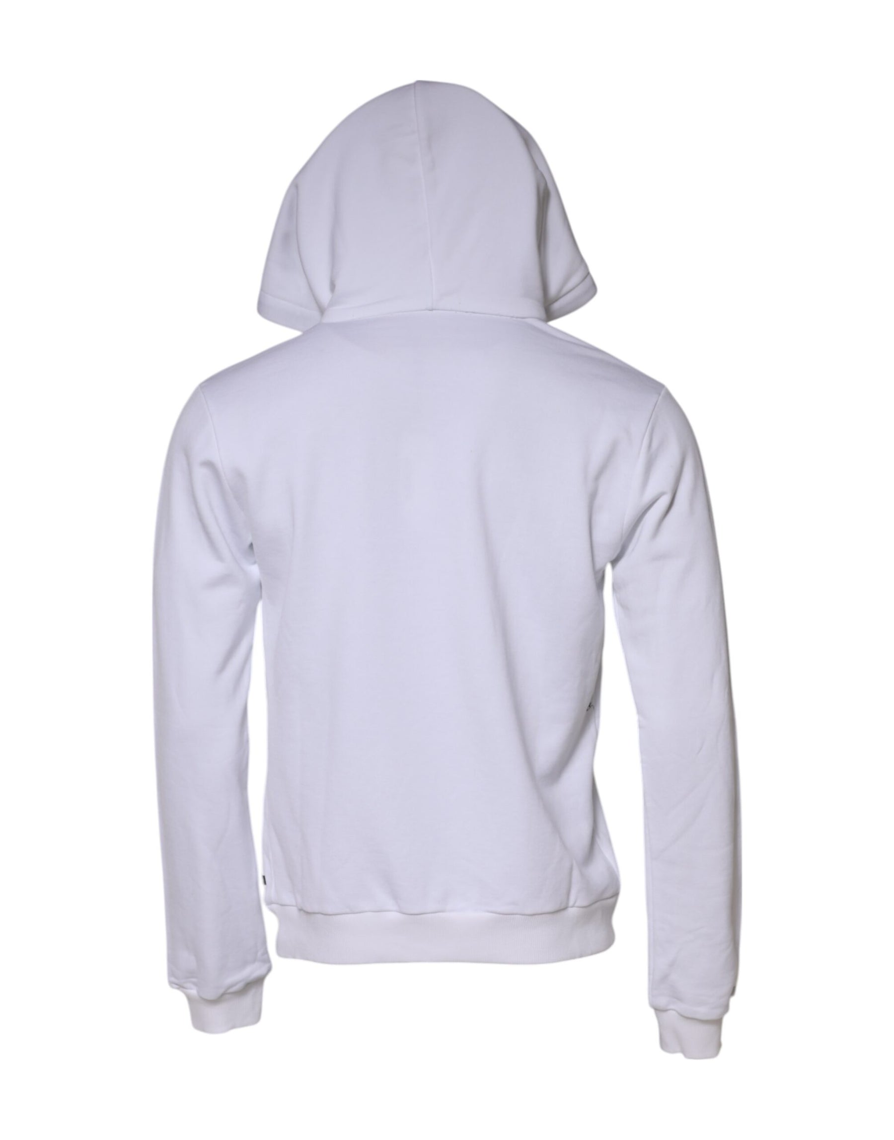 Dolce & Gabbana White Sacred Heart Hooded Sweatshirt Sweater | Regal Royce