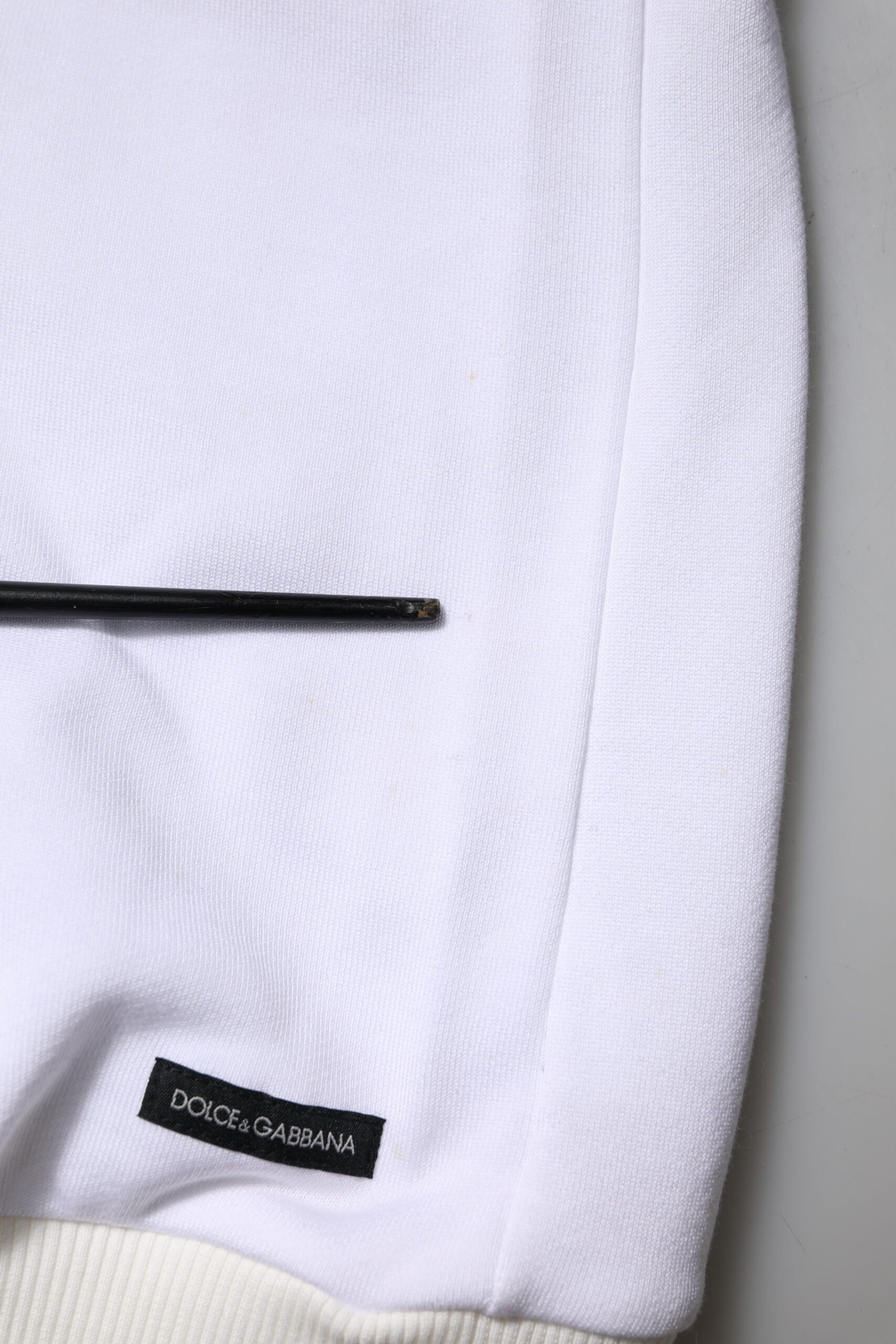 Dolce & Gabbana White Sacred Heart Hooded Sweatshirt Sweater | Regal Royce