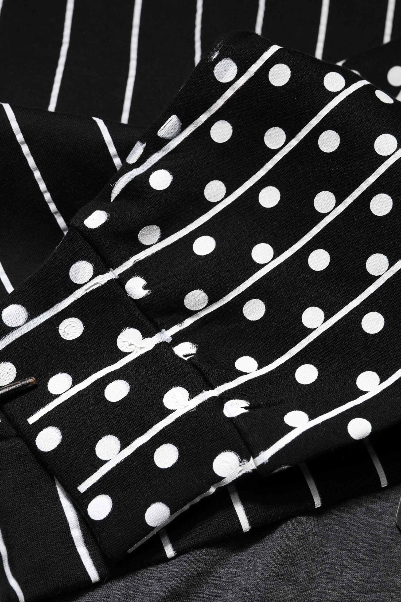 Dolce & Gabbana Black Stripes Hooded Men Sweatshirt Sweater | Regal Royce