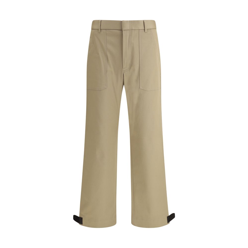 Brioni Beige Cotton Cargo Pants | Regal Royce