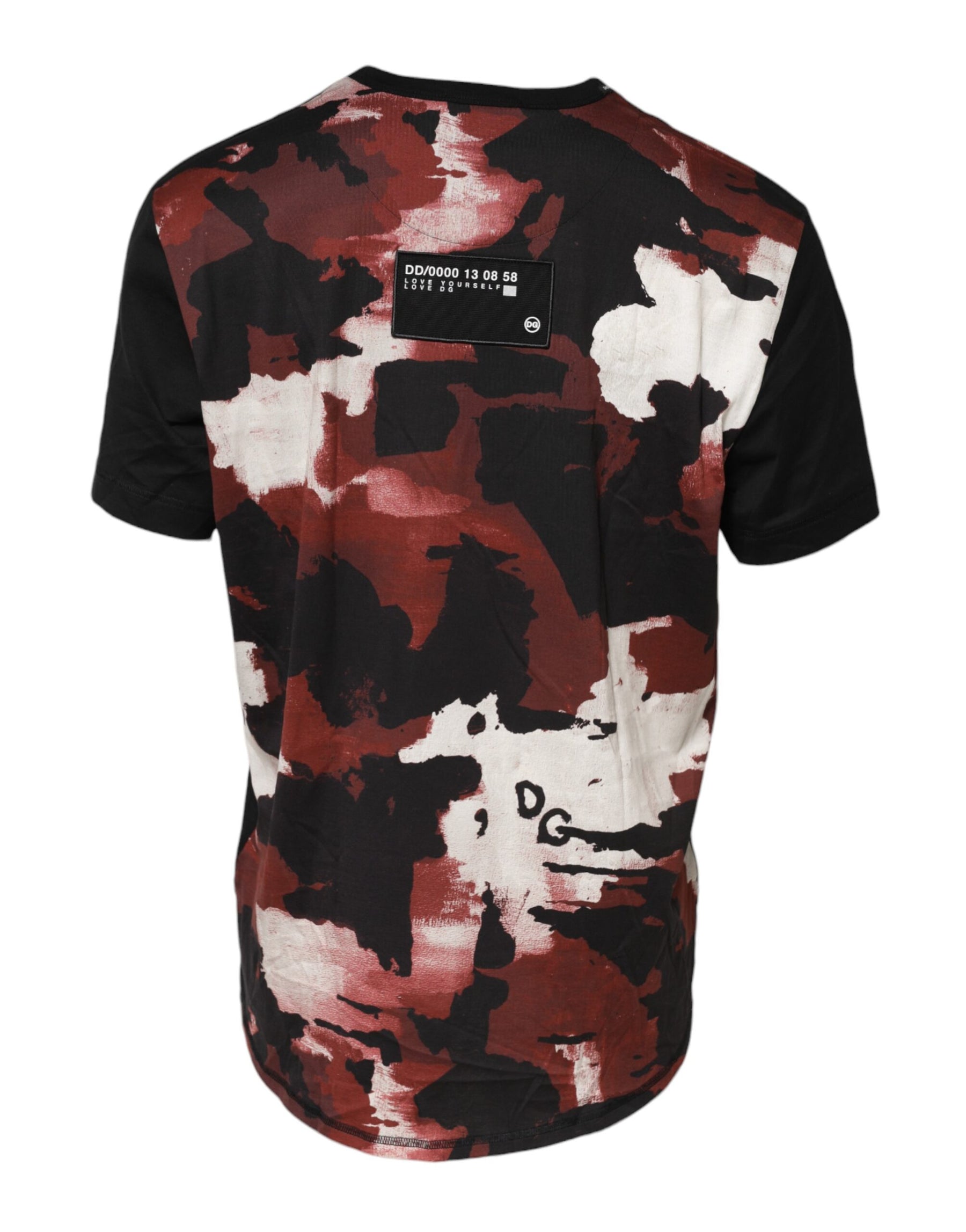 Dolce & Gabbana Multicolor Camouflage Crew Neck T-shirt | Regal Royce