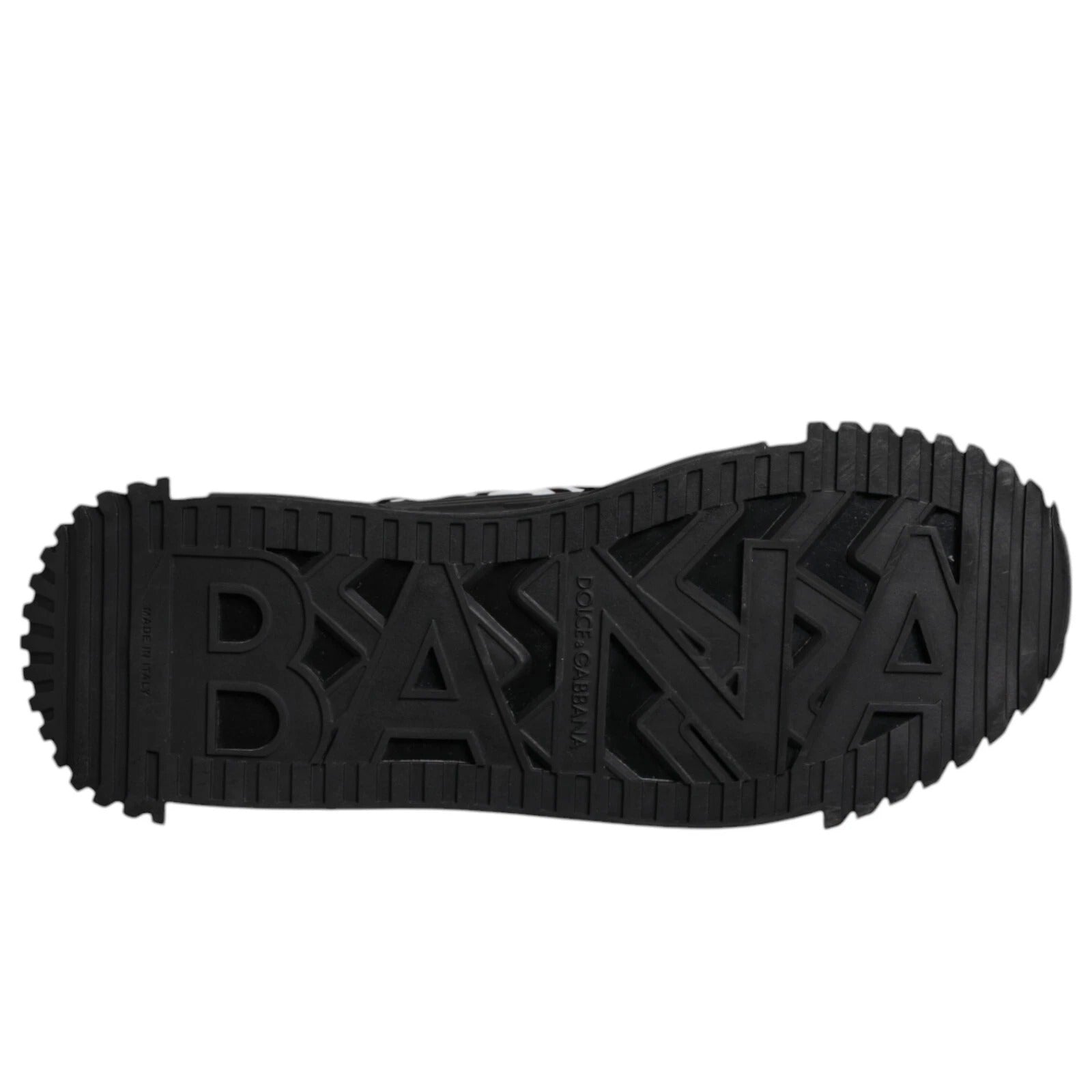 Dolce & Gabbana Black Logo Lace Up Low Top NS1 Sneakers | Regal Royce