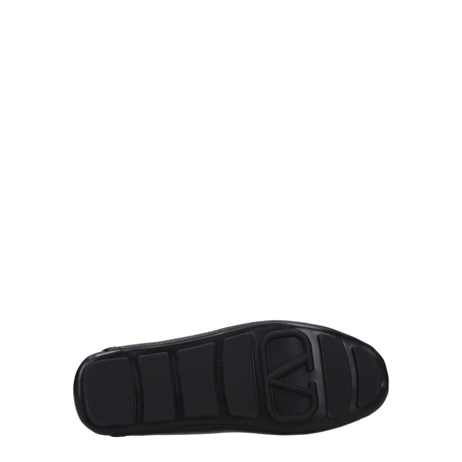 Valentino Garavani Black Leather Slip-On Loafers | Regal Royce