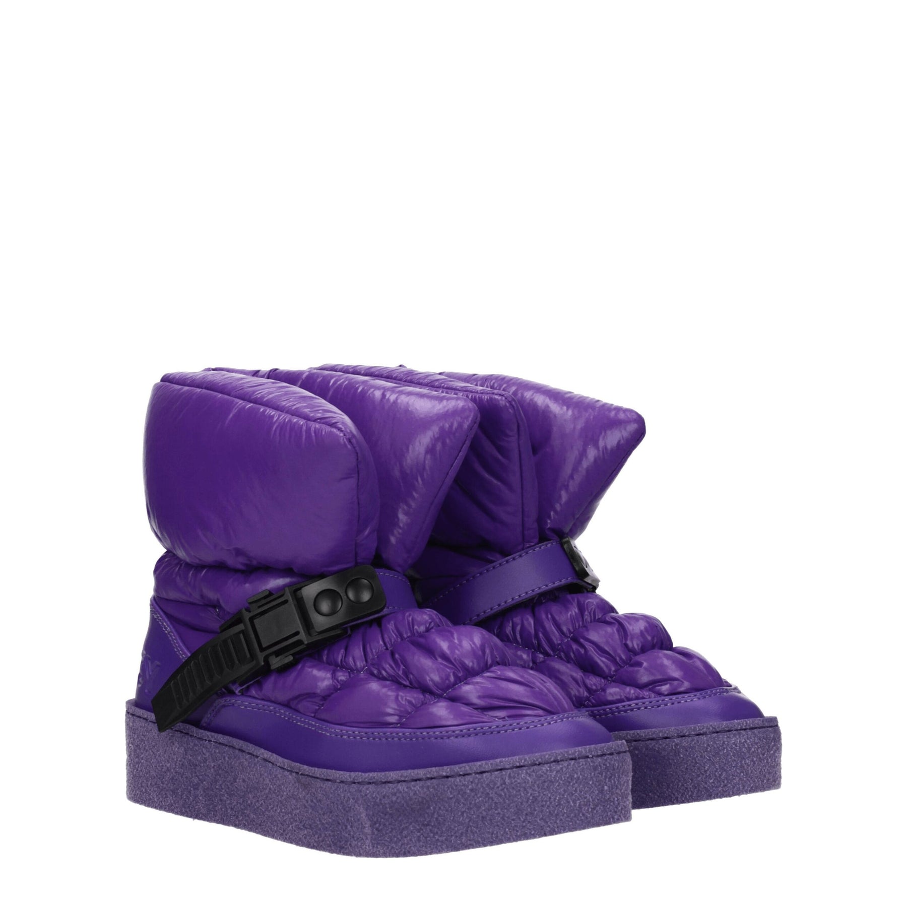 Khrisjoy Purple Polyester Ankle Boots | Regal Royce