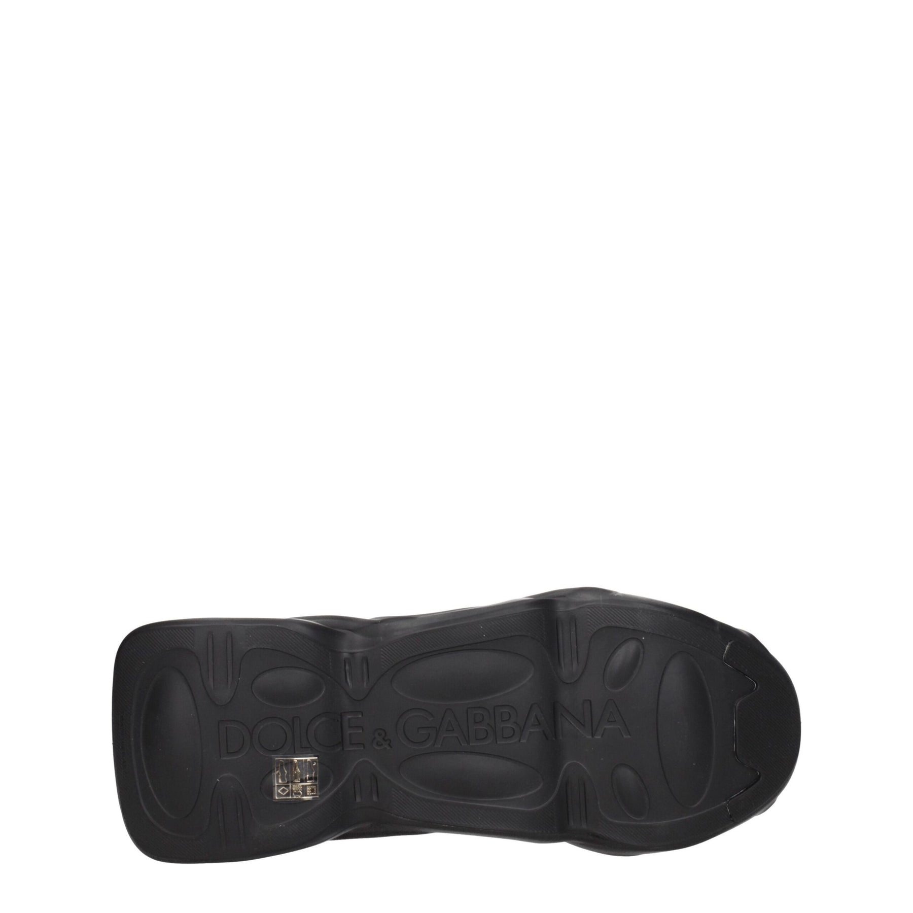 Dolce & Gabbana Black Fabric Chunky Sneakers | Regal Royce