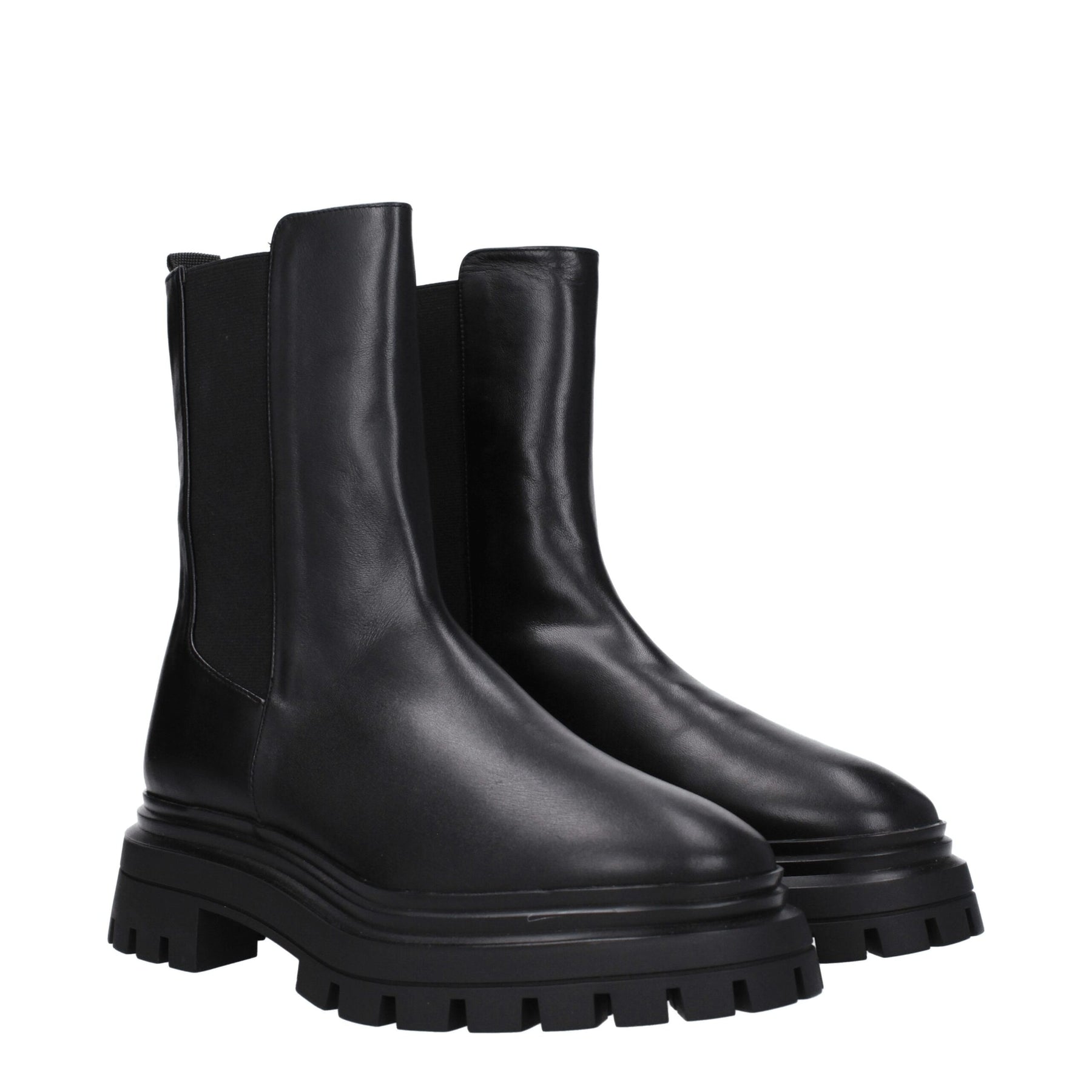 Stuart Weitzman Black Leather Ankle Boots | Regal Royce