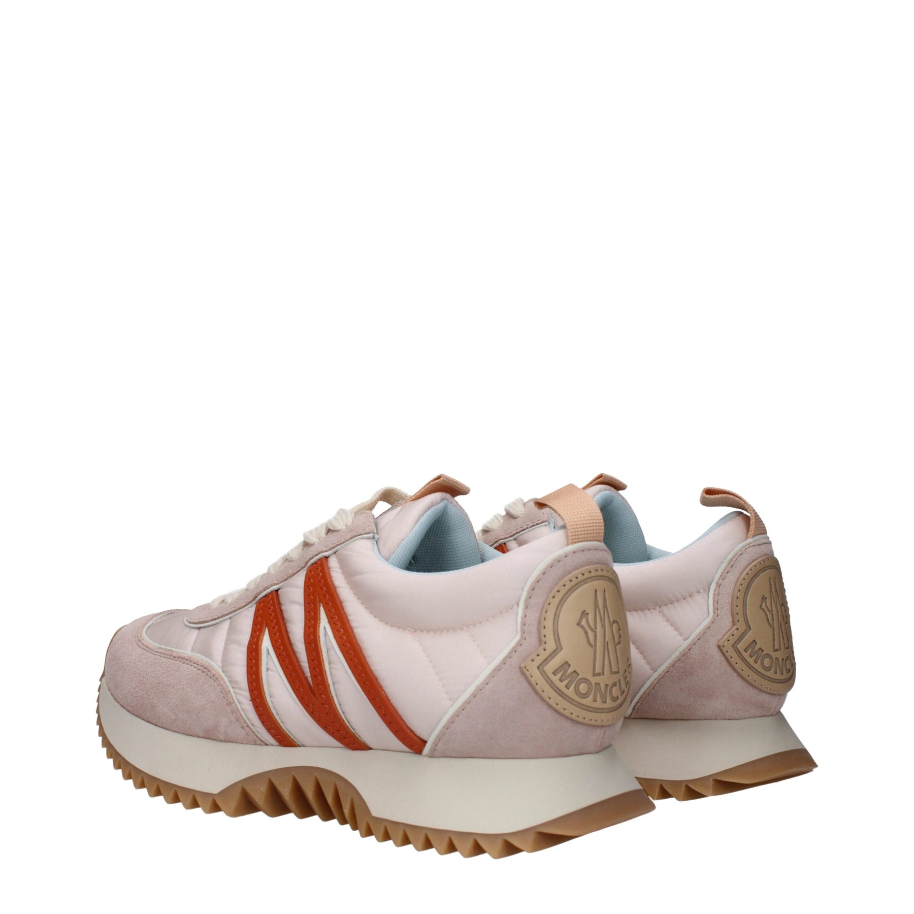 Moncler Pink Fabric Chunky Sneakers | Regal Royce