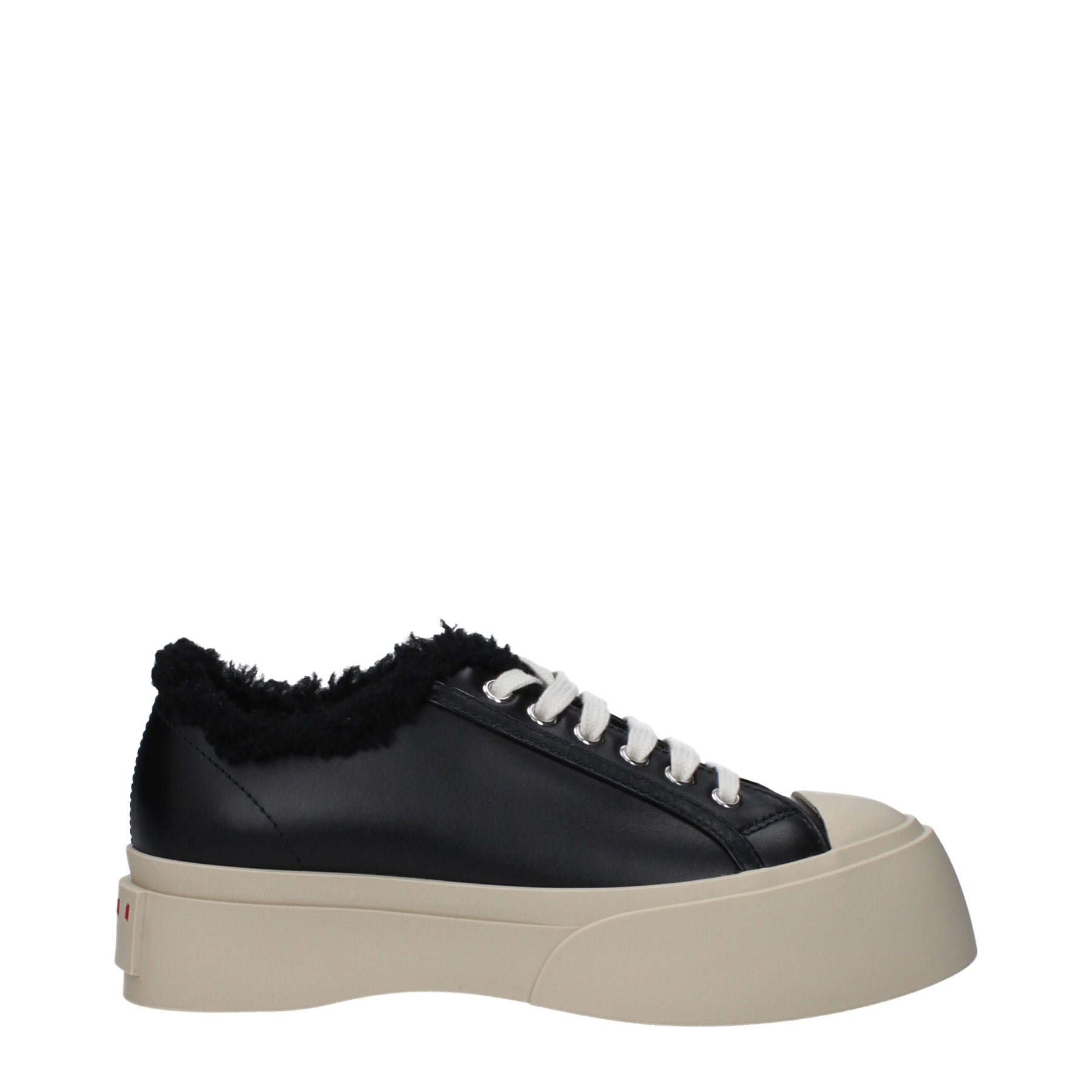 Marni Black Leather Chunky Sneakers | Regal Royce