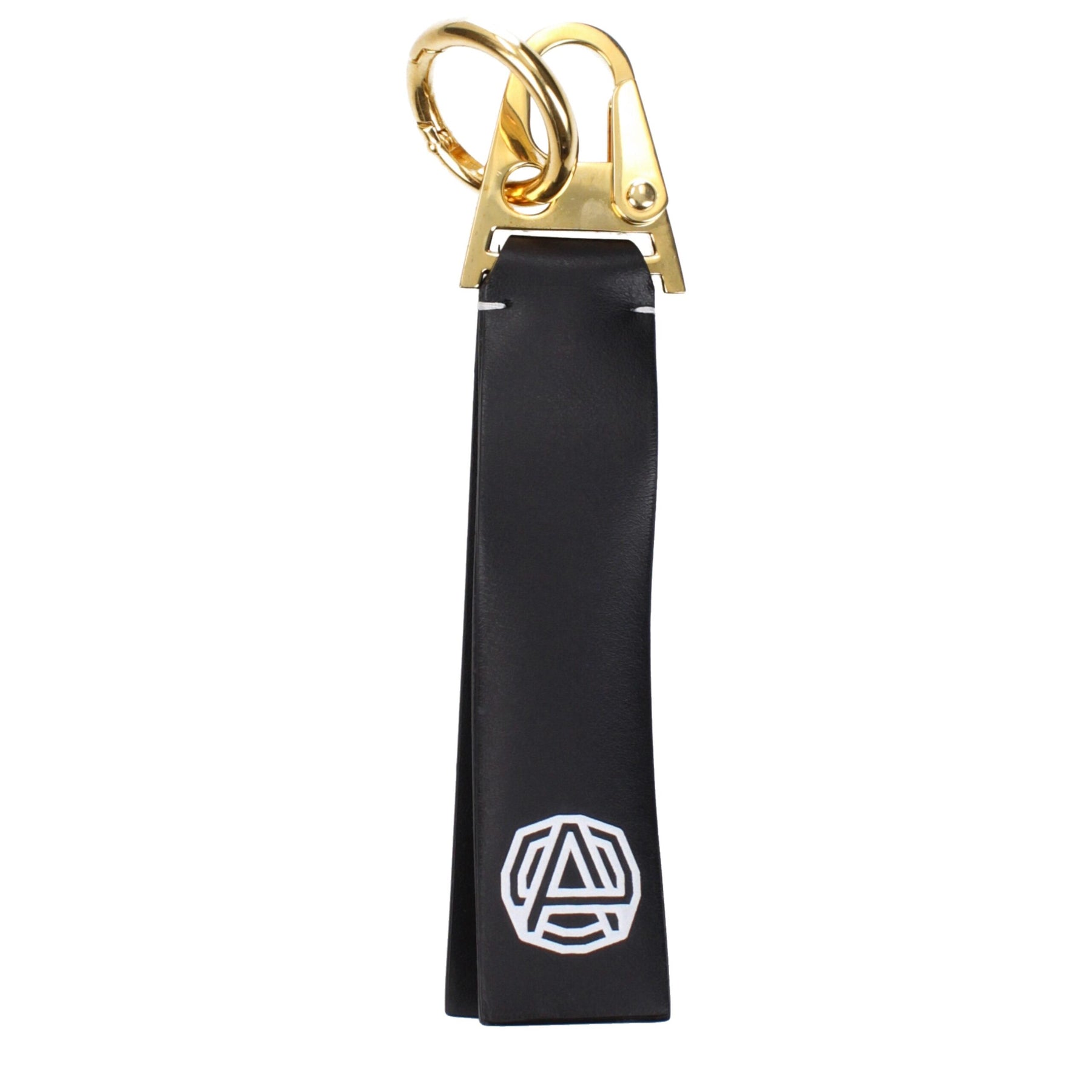 Ambush Black Leather Keychain | Regal Royce