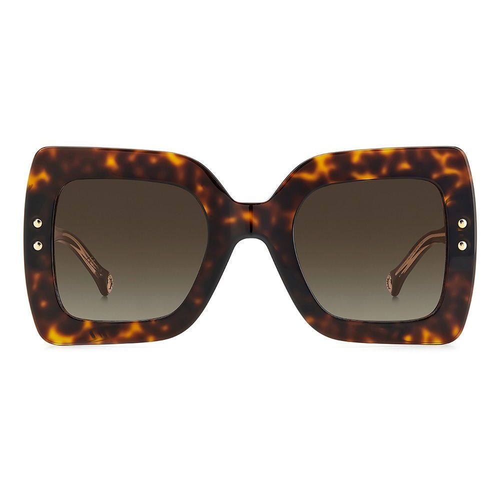 Carolina Herrera Brown Acetate Sunglasses | Regal Royce