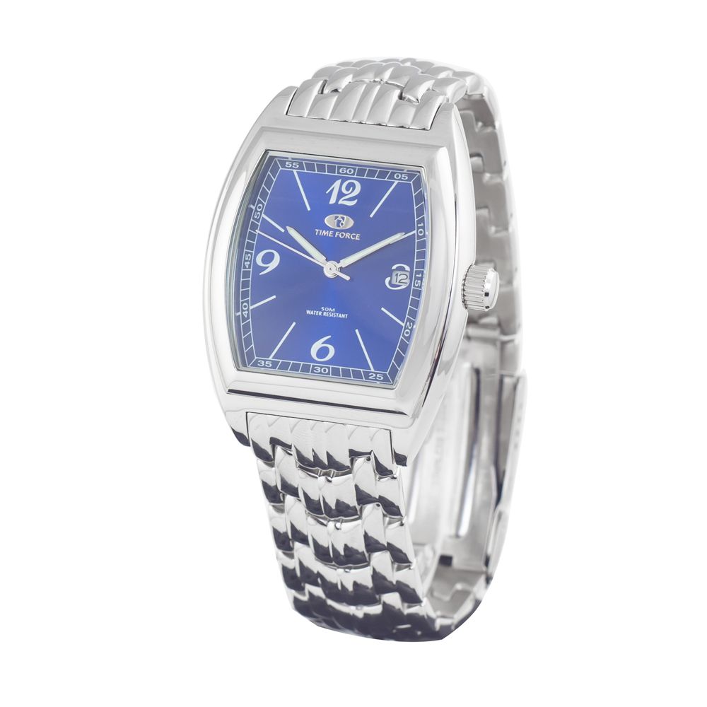 Time Force Silver Stainless Steel Dress Watch | Regal Royce